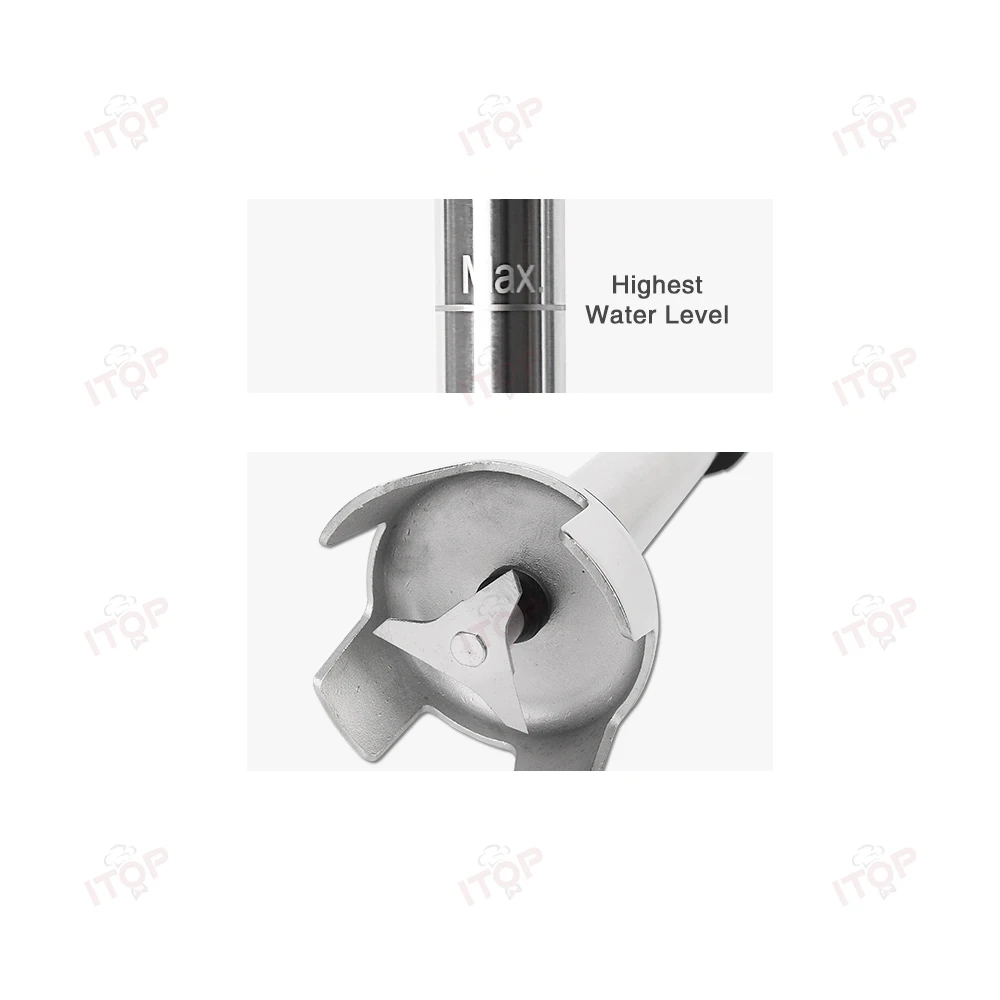 ITOP 750W Blender 500mm Stick Mixer per alimenti ad immersione portatile frullatore commerciale durevole di grande capacità Mixer per Gelato