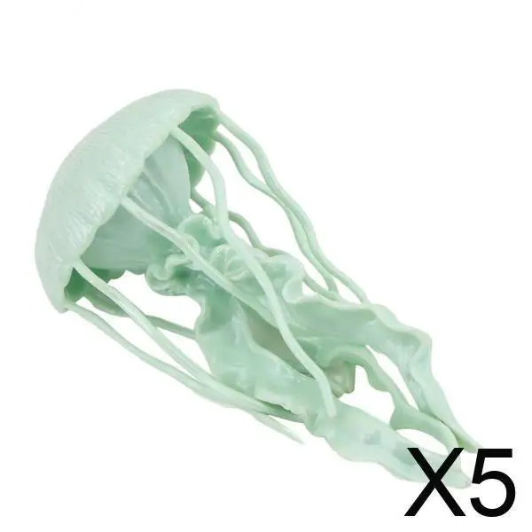 

Имитация медузы, модель морского животного, яркая мягкая пластиковая развивающая игрушка для детей, изучения и развития воображения