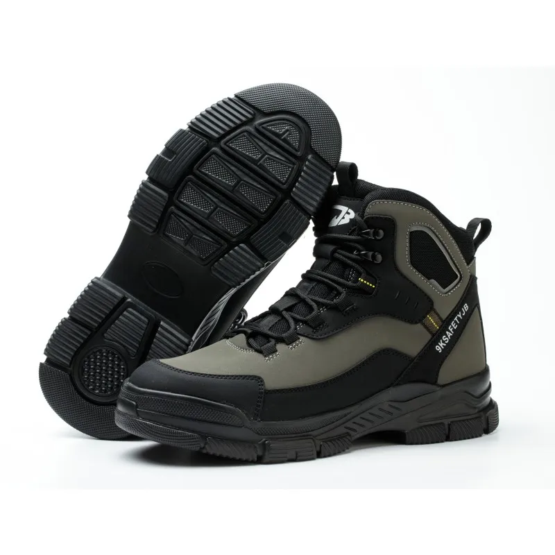 Men Work Sneakers Indestructible Shoes Work Safety Shoes With Steel Toe Cap Puncture-Proof Male Security Protective Shoes