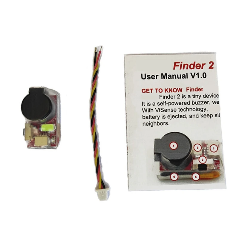 

1 PCS Finder 2 5V Buzzer Tracker Superloud 105Db Random Color PCB For FPV Racing Micro-Type Long Range LR4 Drone