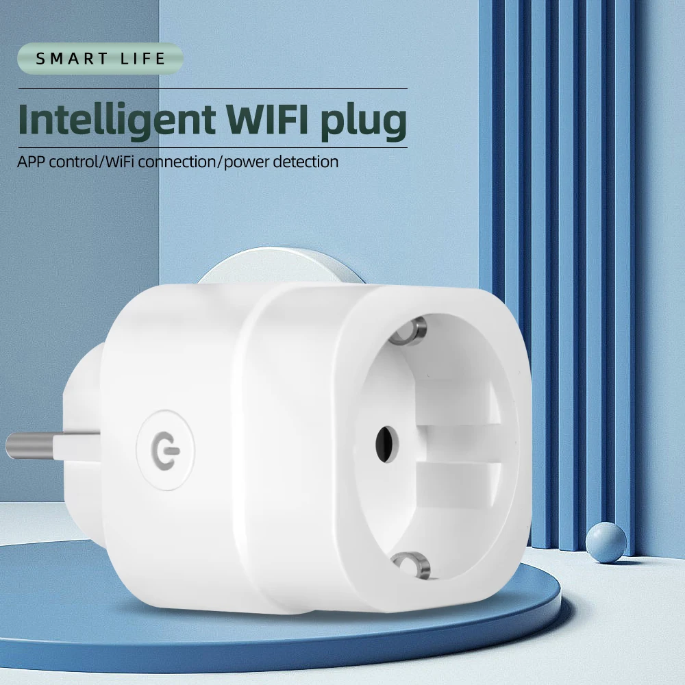 Smart Matter Wi-Fi Plug 16A Power Monitoring Socket Timer Outlet, Tuya Apple Homekit Compatible, Works With Alexa Google Home