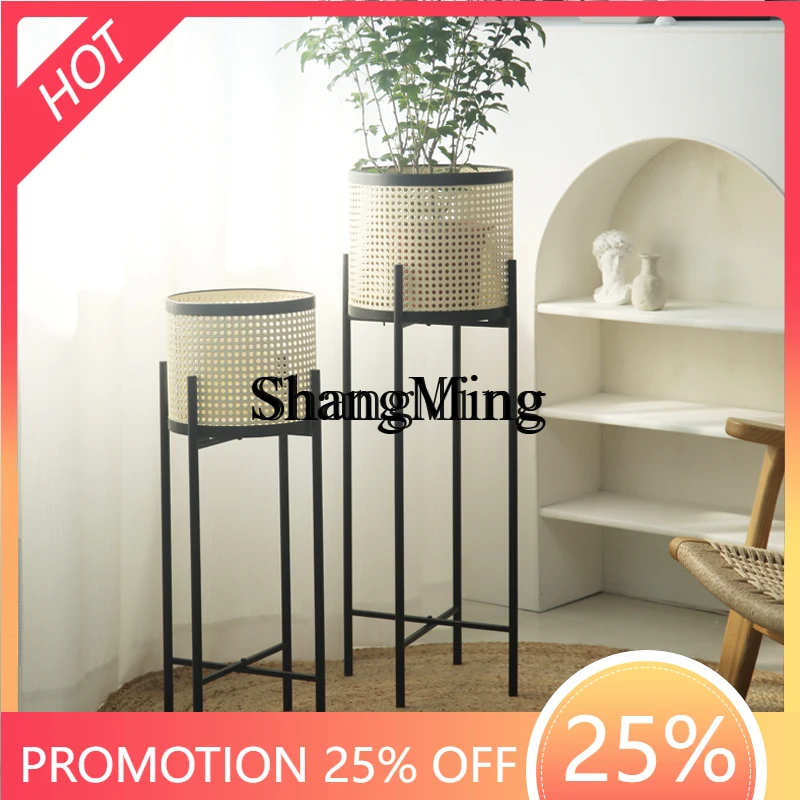 

FG good-looking flower rack living room floor-to-ceiling balcony flower pot plant rack wrought iron