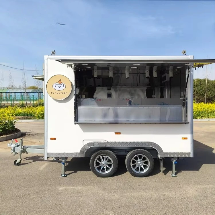 

Bubble Tea Food Truck and Ingredient Storage Food Trailer for Global Beverage Business Expansion