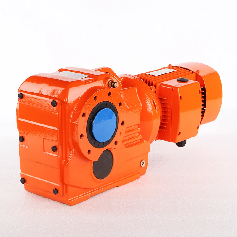Hollow output shaft spiral bevel right angle reducer gearbox