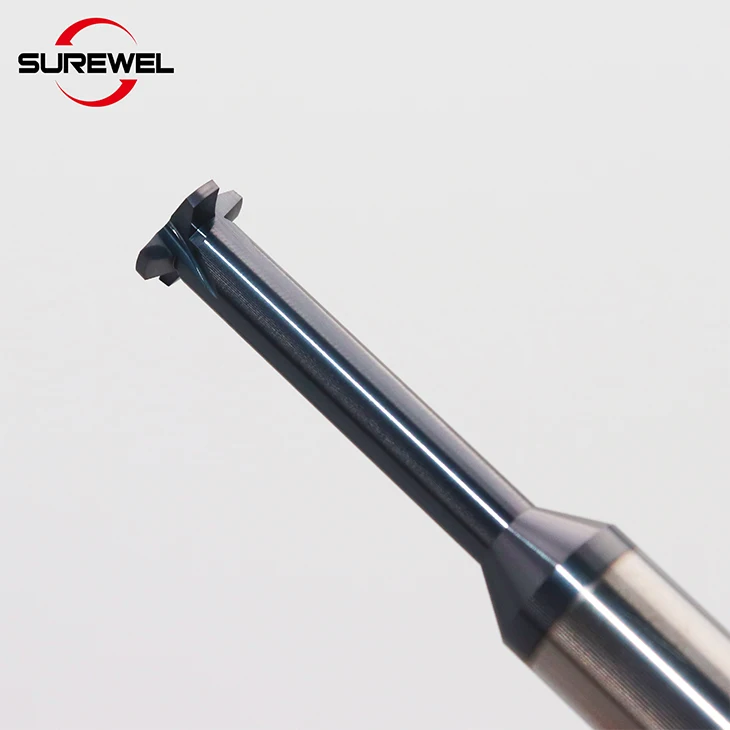 SUREWEL 30 ° Trapezgewindefräser HRC65 Hartmetall-Schaftfräser CNC-Bohr- und FräsmaschineHerstellung von 50 mm 75 mm 100 mm Wolf – Detail 5