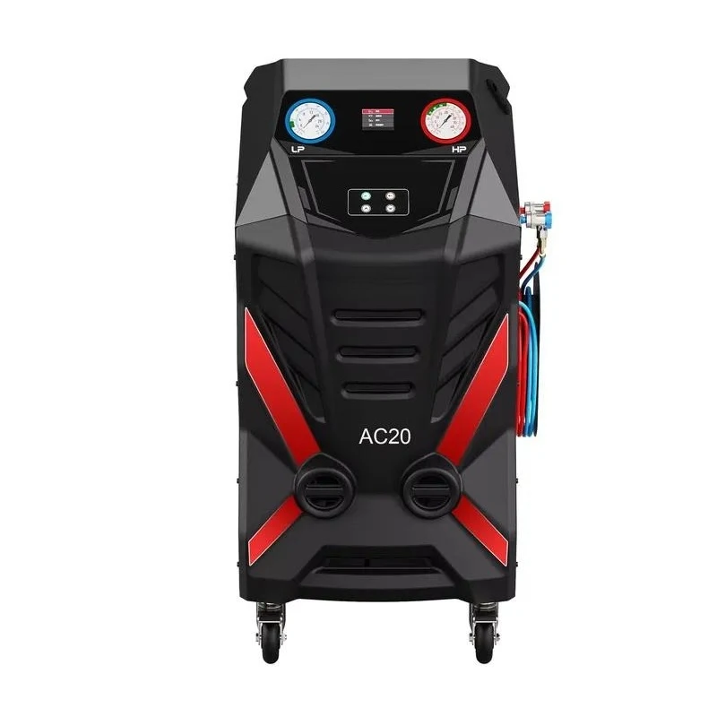 110V 220V Dual Auto Condition Service Station Refrigerant Flush Recharge R1234yf R134a Full Automatic AC Recovery Machine