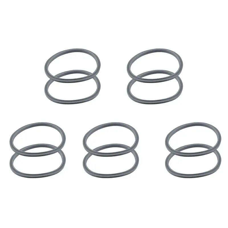 Junta de substituição ABKJ-5X com borda para liquidificador Nutribullet, peça compatível com liquidificador de 2 velocidades, pacote com 2.