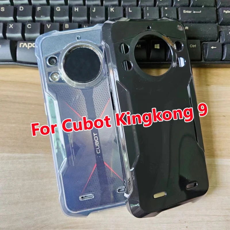 Anti-knock Transparent Phone Cover For Cubot King Kong 9 Silicon Caso For Funda Cubot KingKong 9 Soft Black TPU Cover Shell Skin