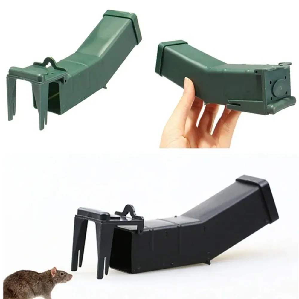 Reusable Mousetrap Bait Box Self-locking Mice Rat Rodent Garden Mouse Trap Cage Home Garden Animal Control Tool Rat Trap