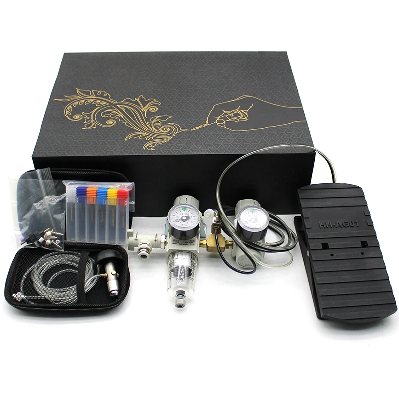 HH-AG01 Pneumatic Hand Engraving Tool Air Machine Jewelry Engraver Craft Pen for Wrought Iron And Handple Engraving