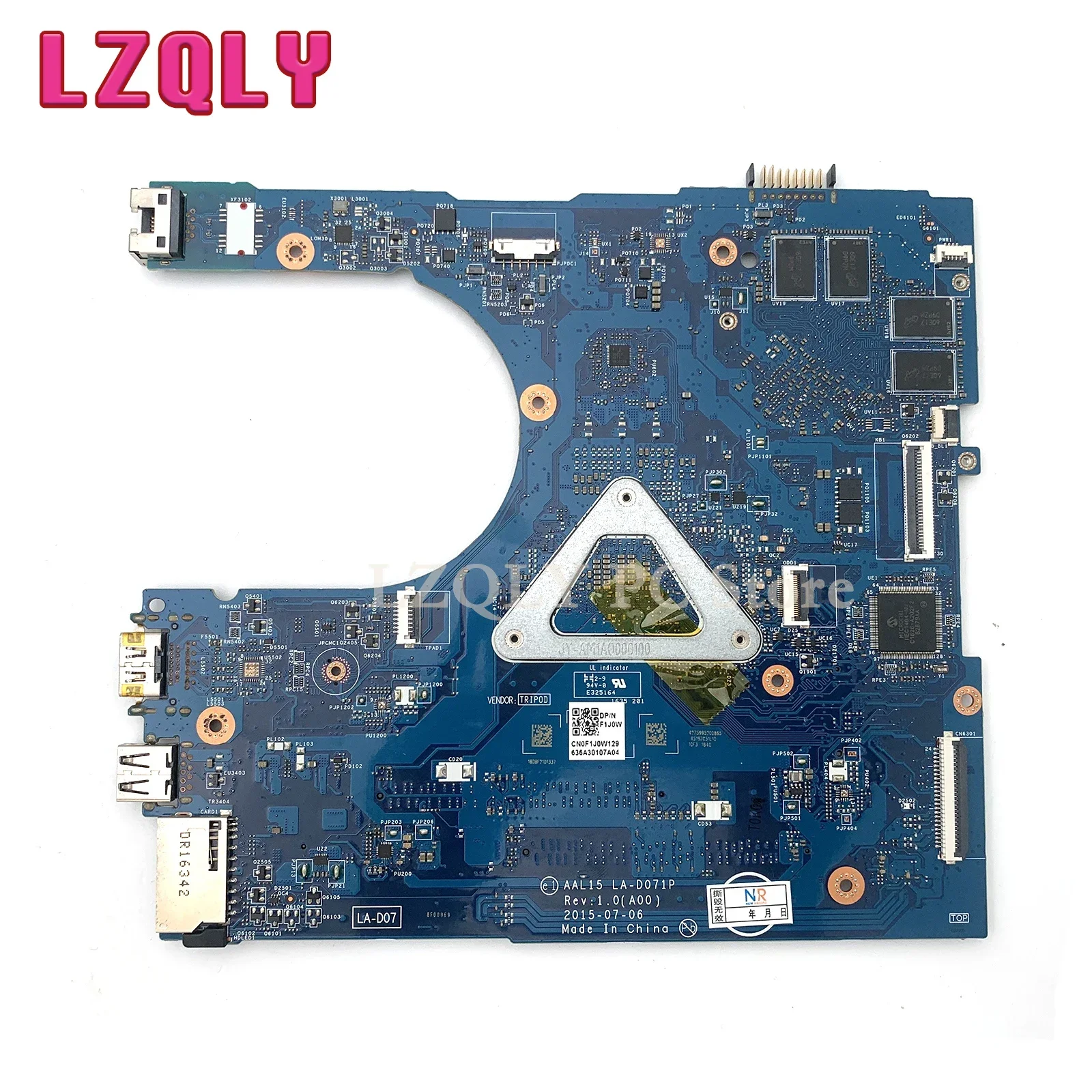 LZQLY For DELL Inspiron 5459 5759 15 5559 AAL15 LA-D071P For CN-0F1J0W 0F1J0W Laptop Motherboard With R5 M335 GPU I7-6500U CPU