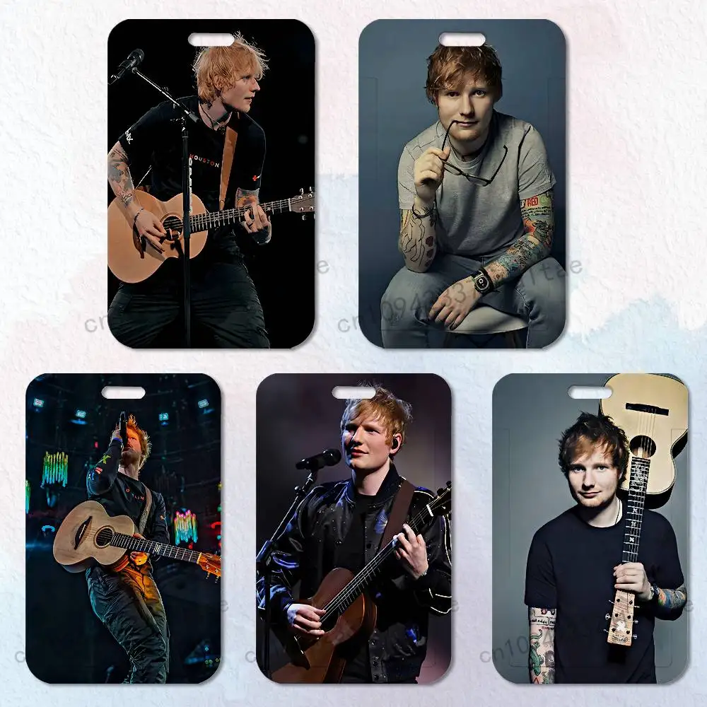 

Singer Ed-d S-Sheeran Card Holder Lanyard Camera Neck Strap Credit Card Case ID Badge Credentials Protection