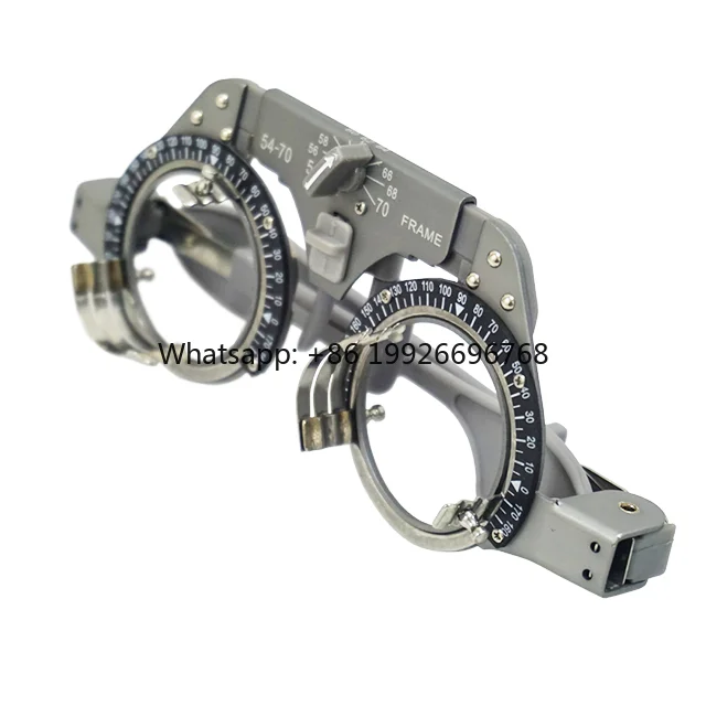 TF-5470 Adjustable Optical Metal Titanium Trial Lens Frame 1-Year Warranty for Eyesight for Test