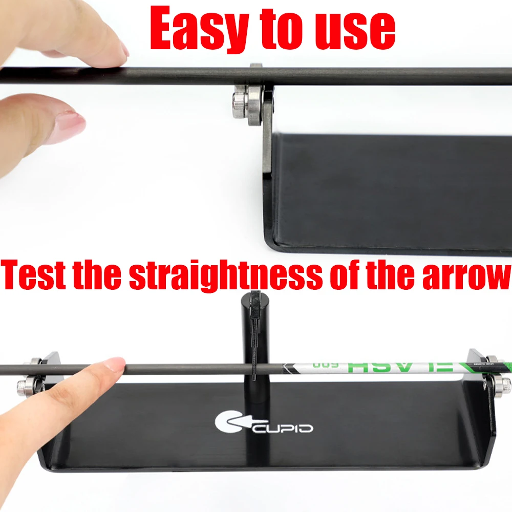 Archery Arrow Inspect Straightness Detector Arrow Shaft Measuring Balance Spinner Tester Hunting Shooting Archery Arrow Tool