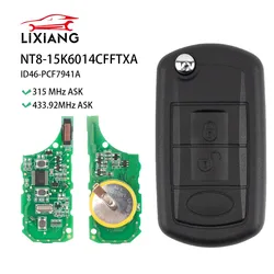 LIXIANG NT8-15K6014CFFTXA 3 Buttons Smart Remote Car Key for Land Rover Range Rover Sport 2010-2015 315/433mhz Flip Key for Car