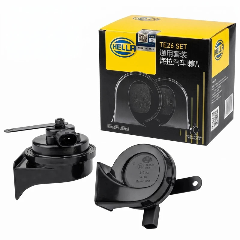 HELLA Car Horn 12V for Audi A3 A4 A6 Q3 Q5 Q7 TT B6 B7 VW Passat Jetta Skoda Octavia MK4 Snail Horn High Low Tone Pair 011225841