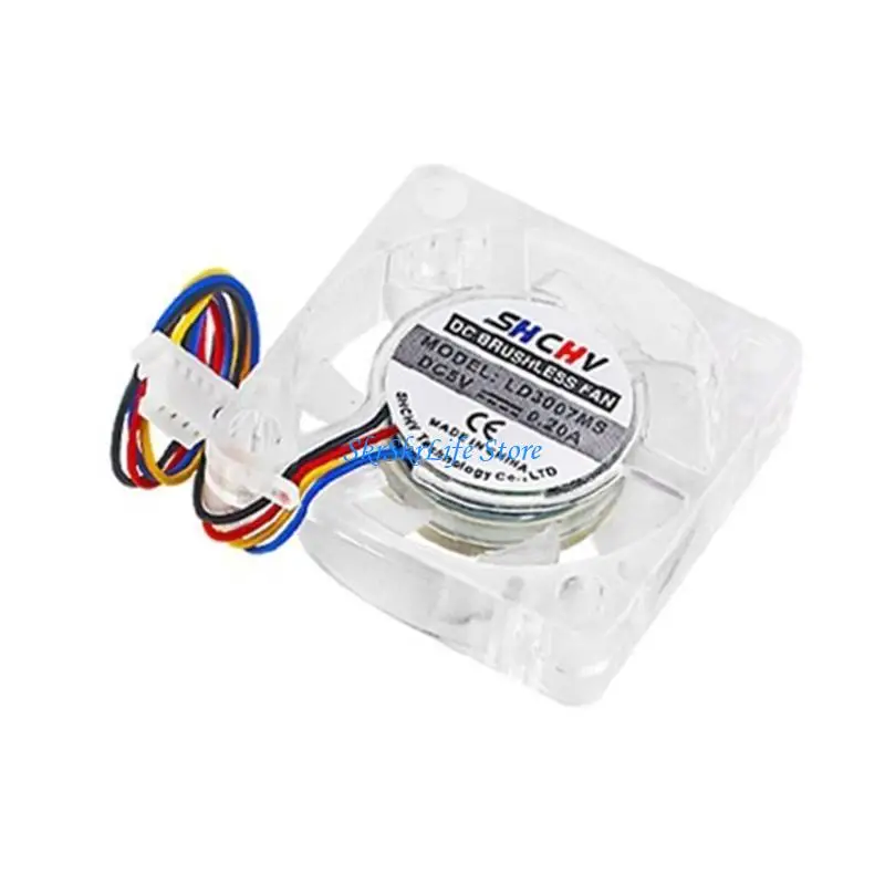 

E65E для Mraspberrypi5 Охлаждающий вентилятор 4pin JST Terminal для PI5.