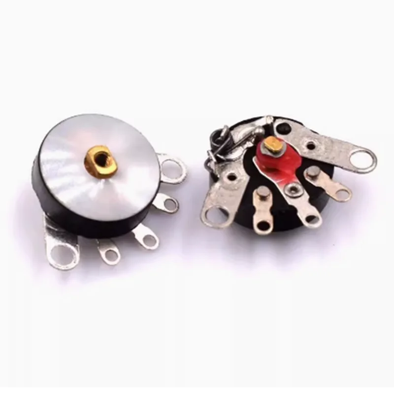 5pcs Straight Right Angle Radio Potentiometer RV12MM B10K B103 B50K B503 Power Amplifier Volume Potentiometer With Switch 12mm