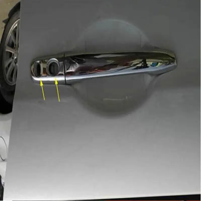 Abs Chrome Color Door Handle Cover Trim for Toyota Hilux Vigo 2005 - 2014 Car Styling Stickers Accessories 8 pcs