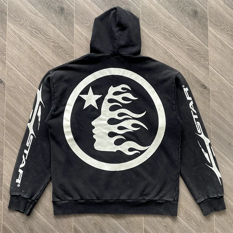 HS Cotton Hoodie With Zipper Wash