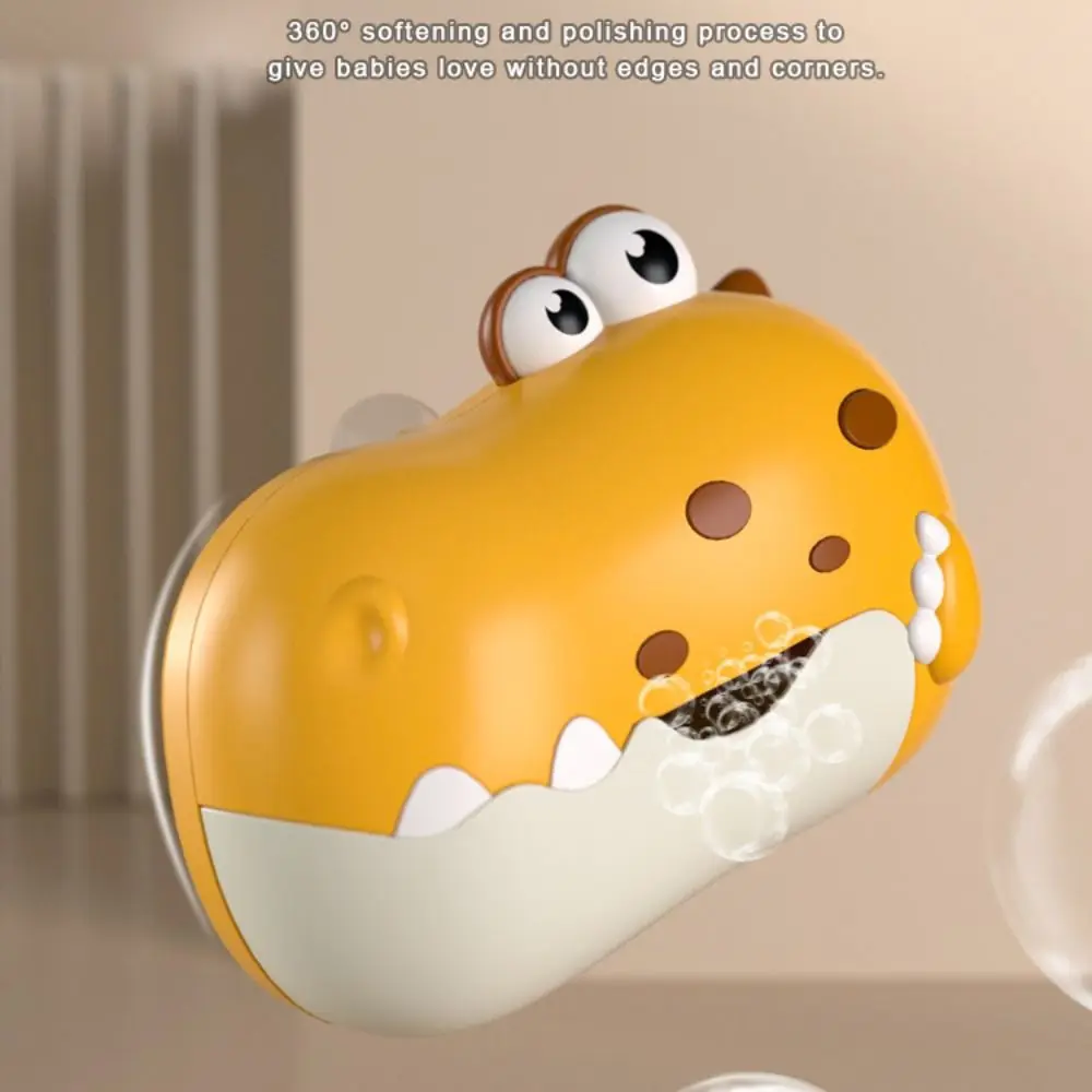 Dinosaurier Form Bad Blase Maker Elektrische Musik Blase Maschine Saugnapf Automatische Badewanne Blase Maschine Sommer