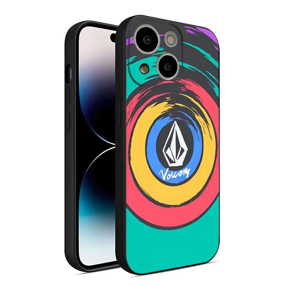 Luxury Volcom Phone Case For 14 Pro Max For Iphone 15 13 12 Mini 11 Xr X Xs Pro Max 8 6s 7 6 Plus Back Covers