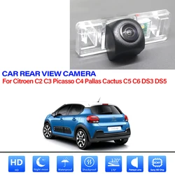 170 Degree 1080x720P HD Waterproof Car Vehicle Rear View Reverse Camera For Citroen C2 C3 Picasso C4 Pallas Cactus C5 C6 DS3 DS5