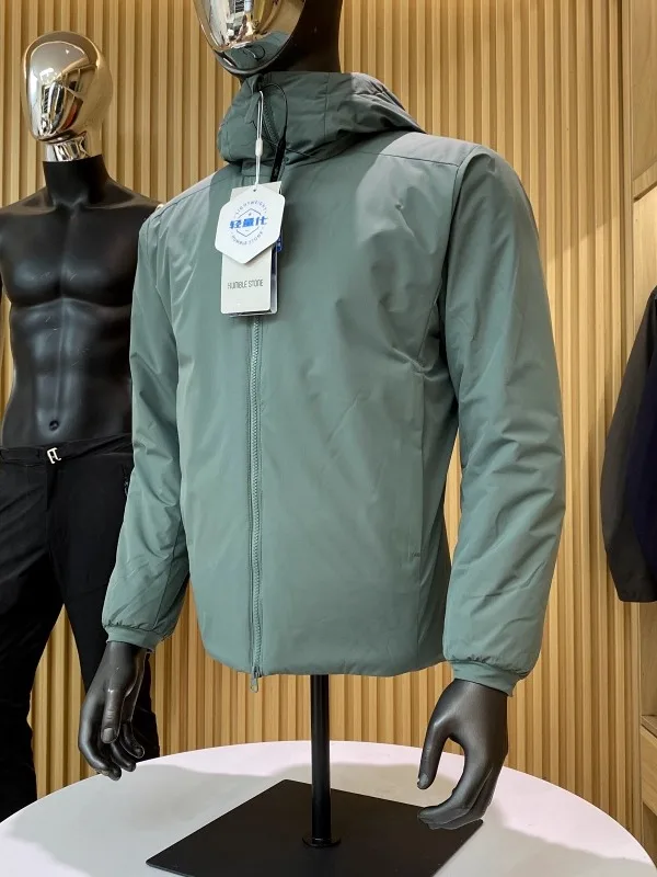 

New Winter Outdoor Cotton Jaet Men's Women's Lightweight High-End Cold Resistance a Tongmu Series Stand Fit Zipper Decor...