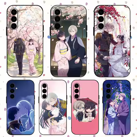 My Happy Marriage Anime Hot Phone Case For Samsung Galaxy S25 S24 S23 S22 S21 S20 Plus Ultra Note20 Soft Black