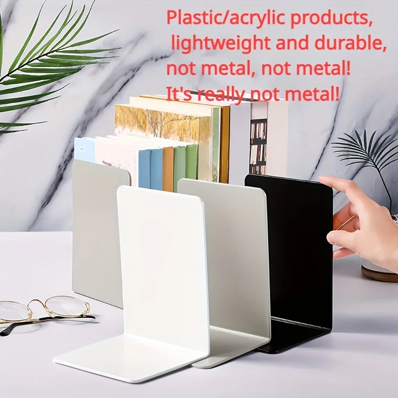 Back‑to‑School Bookshelf, Desktop Storage Shelf & Book Support Rack, Sturdy Organizer for Home, Study Desk, School Supplies