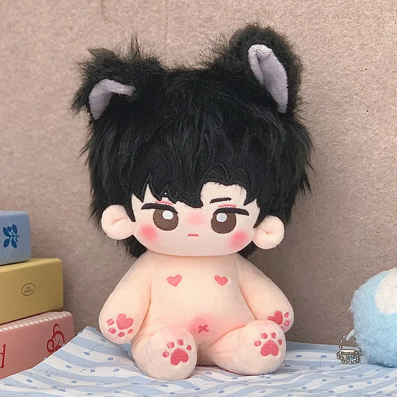 20cmのかわいい綿人形アニメぬいぐるみフィギュア「外世界」呉氏夏夏陰人形着せ替え服ギフト