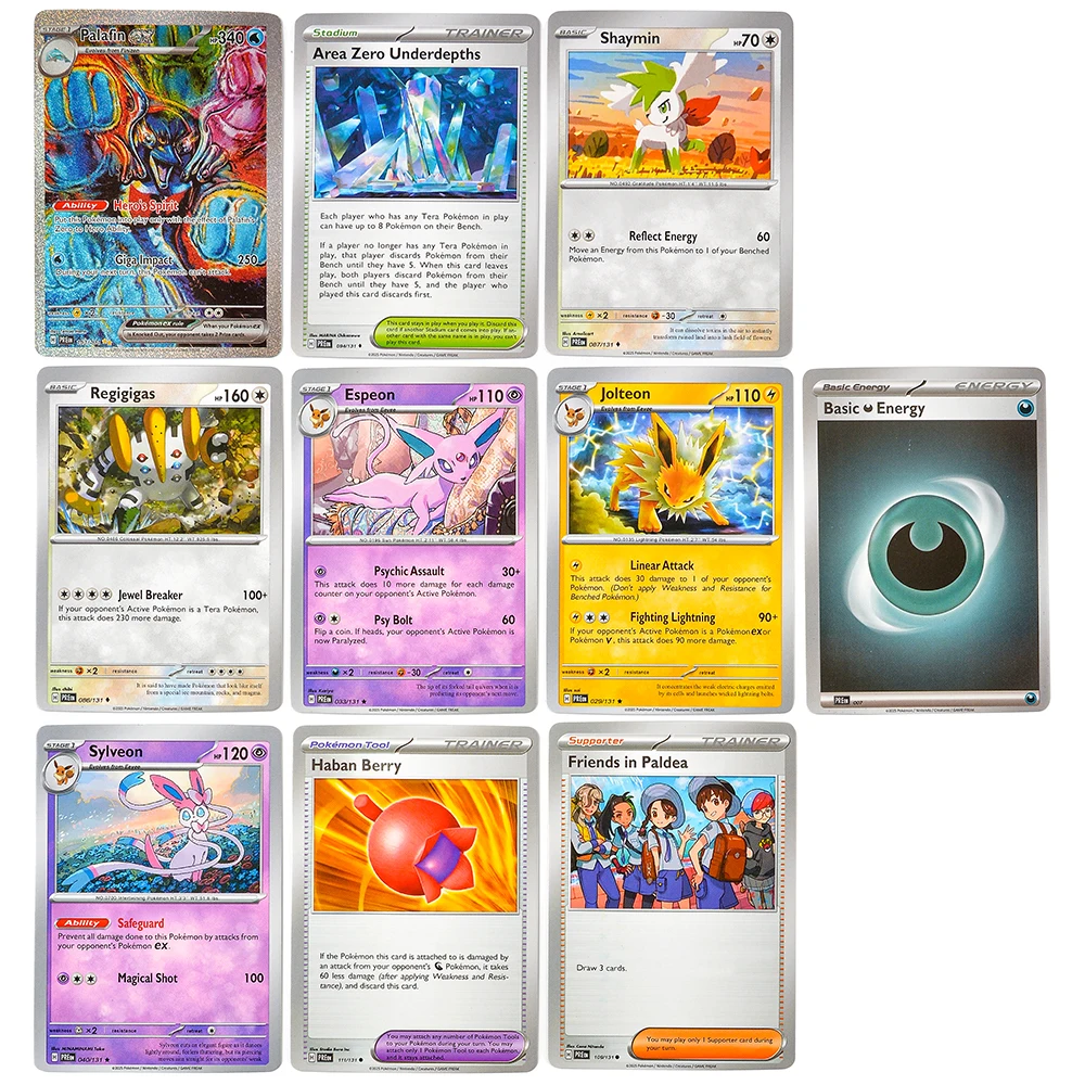 360Pcs English Pokémon TCG: Prismatic Evolutions Scarlet Violet