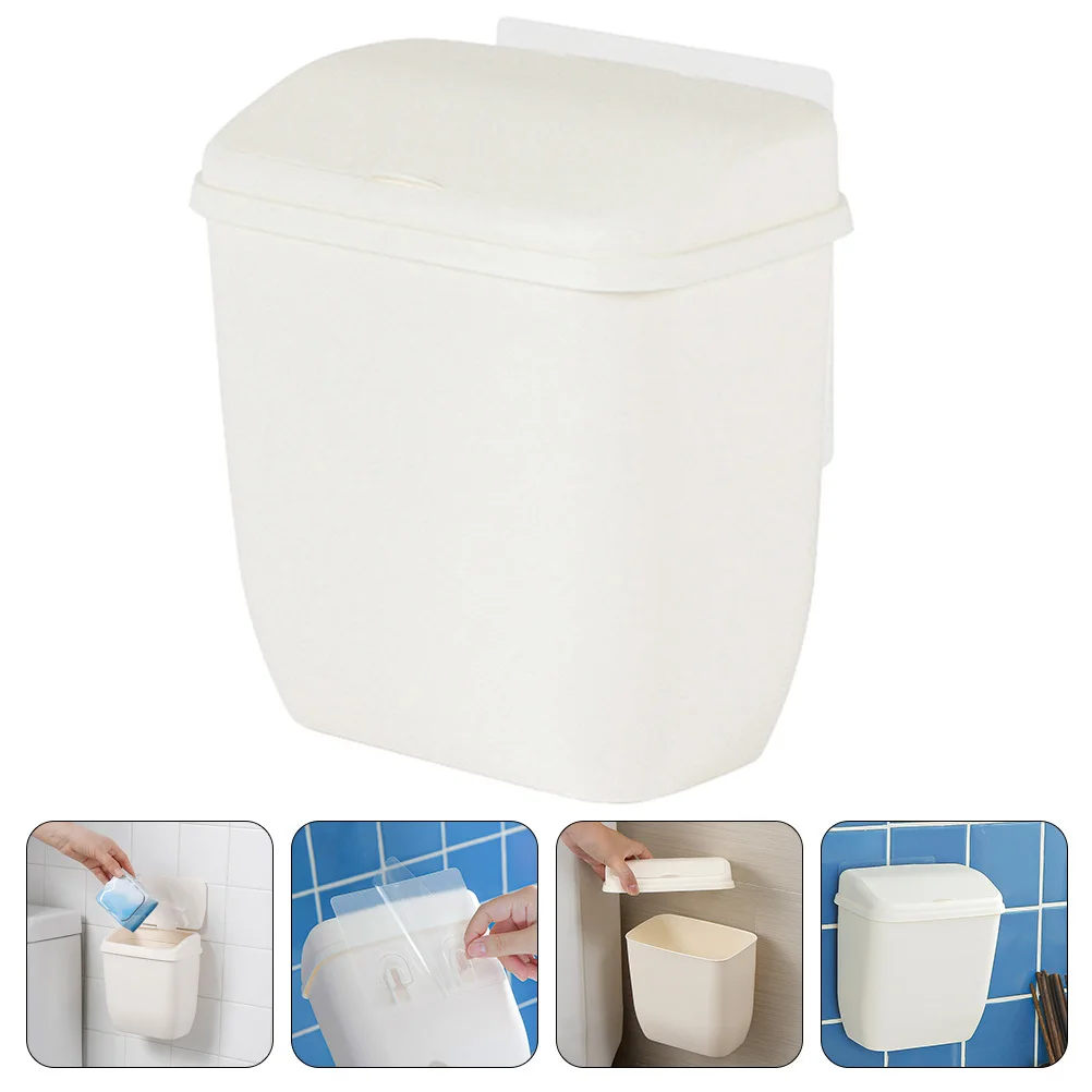 

Hanging Kitchen Trash Can for Cabinet Door Wall Mount Lidless Garbage Bin Household Kitchen Garbage Can