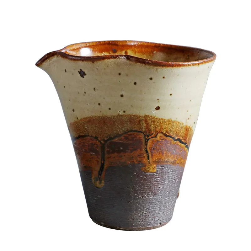 Three Layers Of Old Rock Mud, Handmade Wood Fired Coarse Pottery, Fair Cup, Large Tea Sea, Ceramic Filter, Even