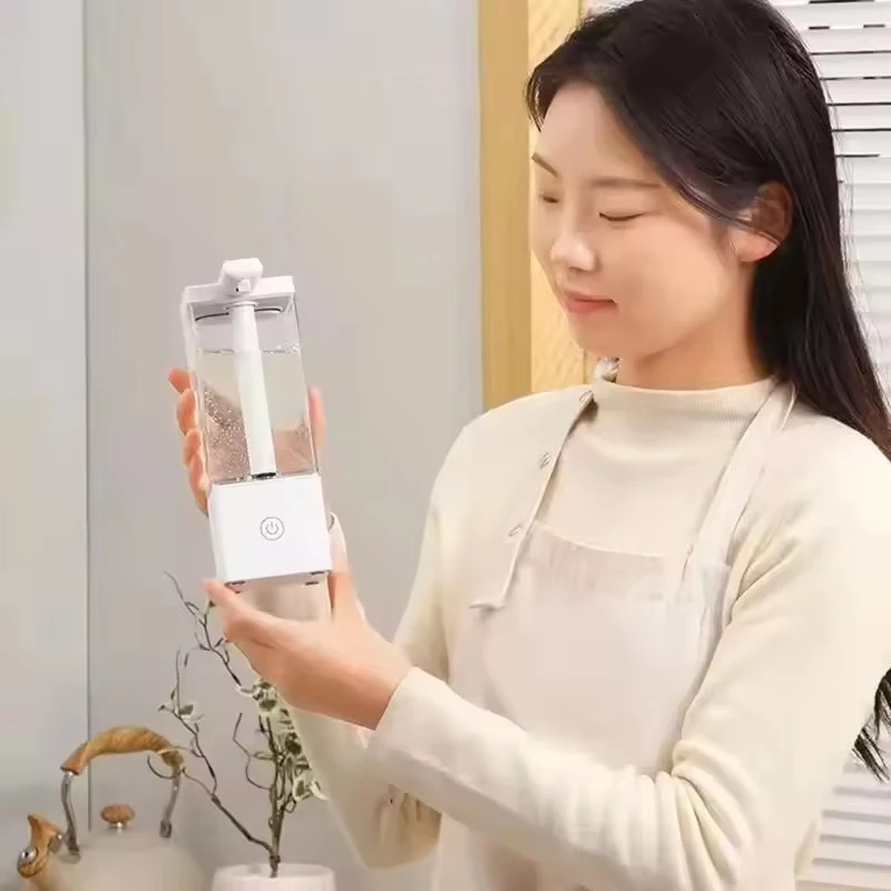 490 ml Reinigungsmittelspender, neuer automatischer Sensor-Seifenspender, hohe Kapazität, berührungslos, eingebauter Akku, wiederaufladbar