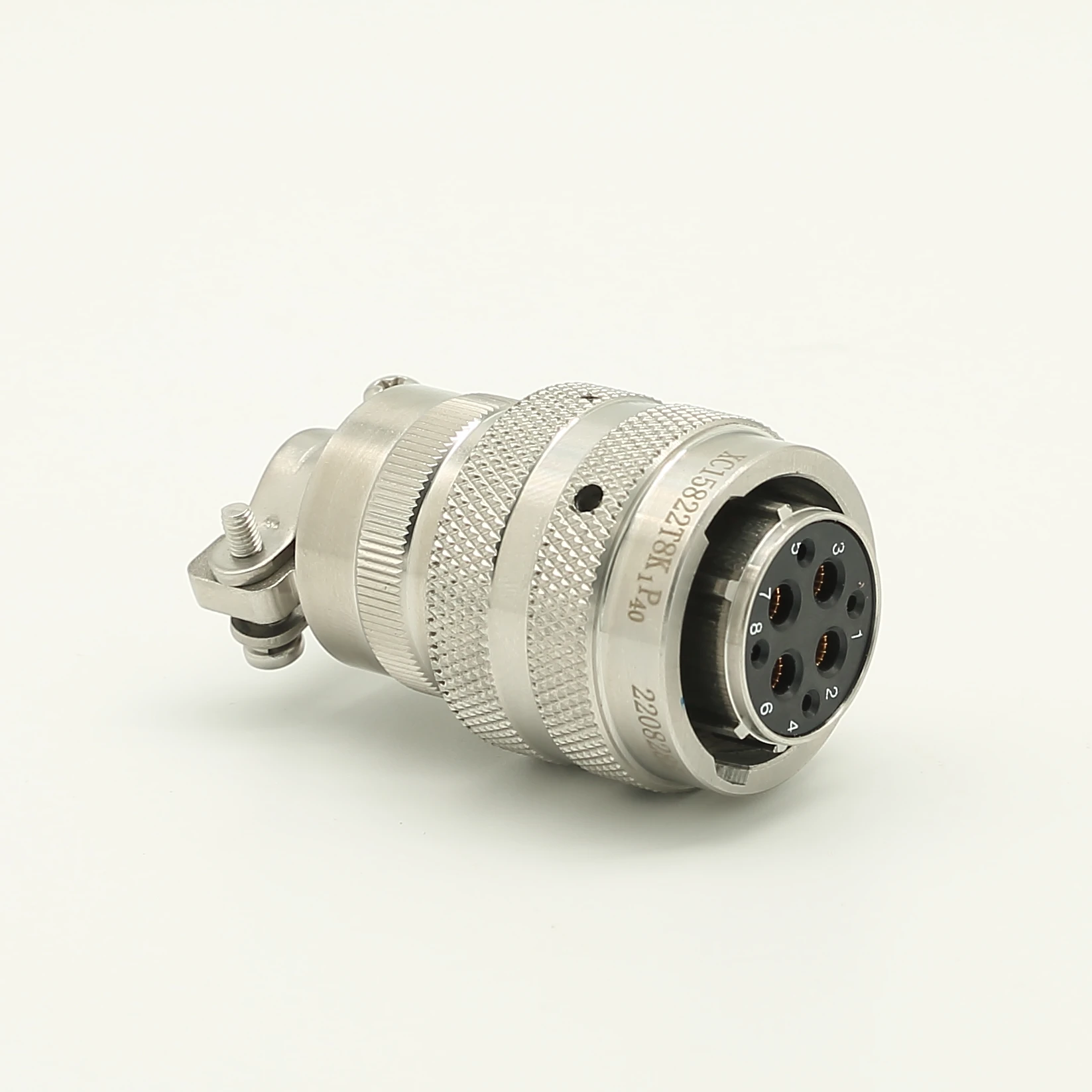 XC158 Series XC158/22T8K1P40 XC158/22F8Z1P40 8-core aerospace plug connector