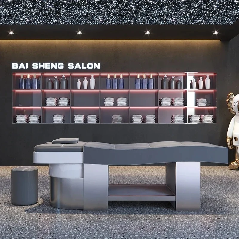 

Тайский массаж головы, фумигация, шампунь, стул для парикмахерской, лежачая плоская промывочная кровать