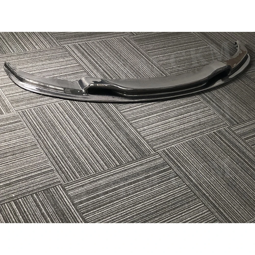 سبويلر الشفة الأمامية من ألياف الكربون لسيارات BMW 3 Series F30 F35 M Sport 320i 325i 328i 330i 335i 2012-2018 V Style واقي الذقن #4