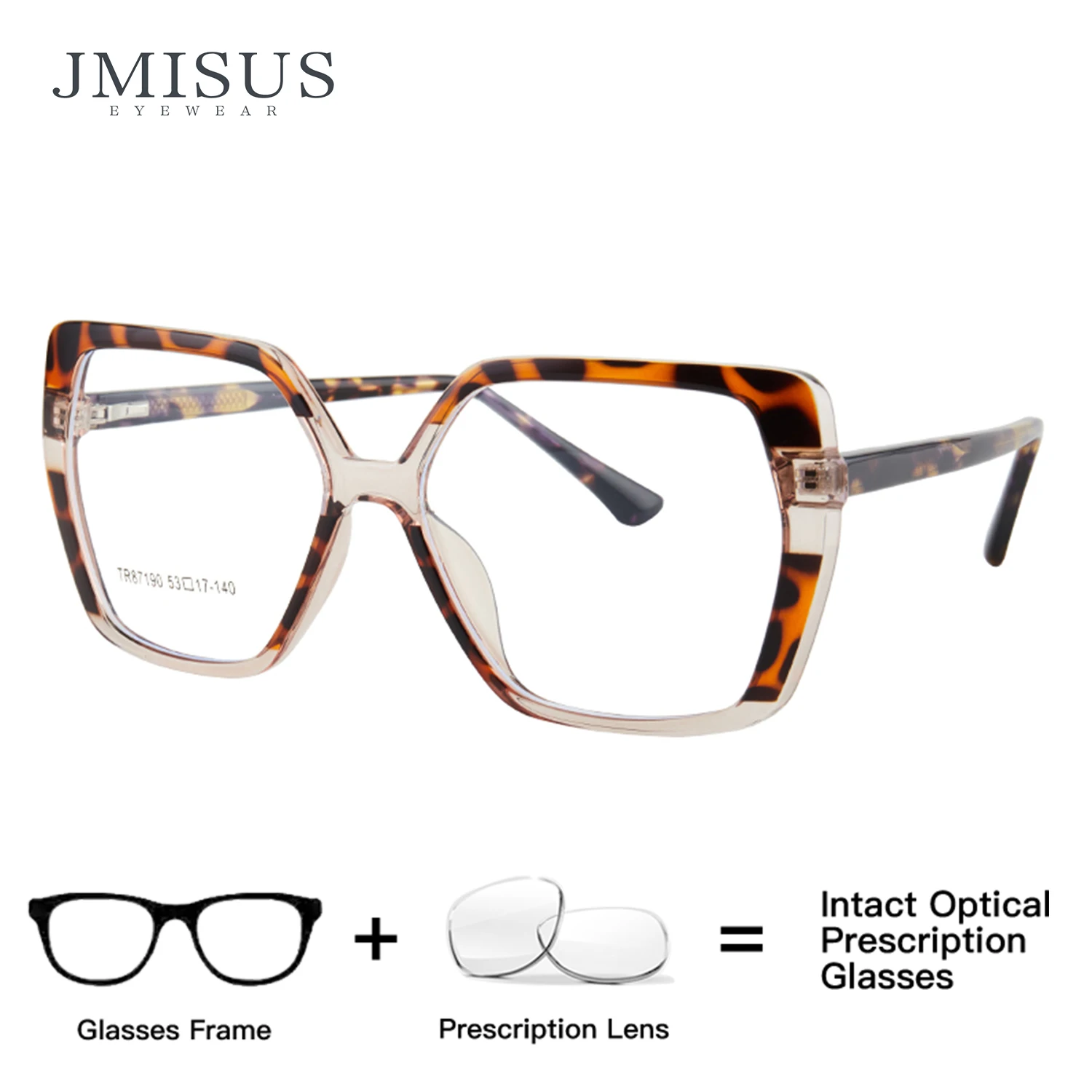 

JMISUS New Arrivals Polygon Butterfly Prescription Eyeglasses for Handmade Acetate Photochromic Optical Glasses for Women