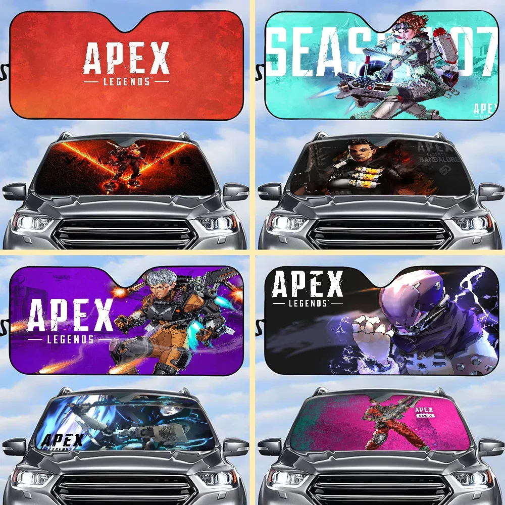 

Apex Legends Auto Windshield Sun Shade Block UV Rays Sun Visor Protector Car Sunshade Gifts For Dad Boyfriend