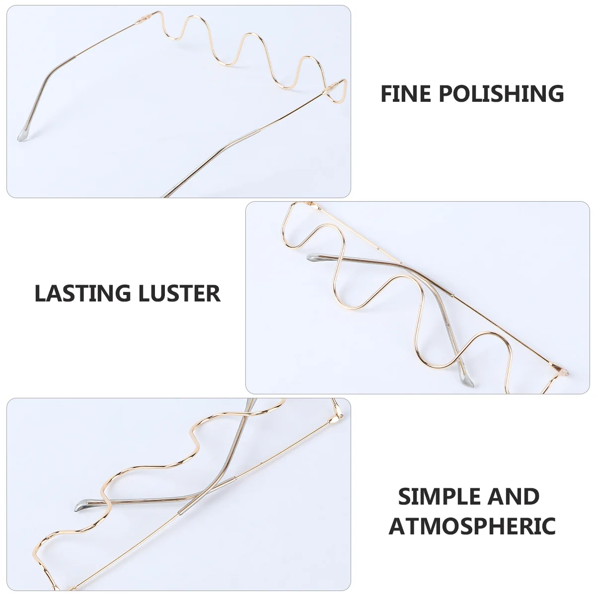1 قطعة زخرفة النظارات الماس قسط المعادن شبه بدون شفة الإطار أنيق المرأة ديكور الإكسسوارات مهرجان الحفلات هدية #2