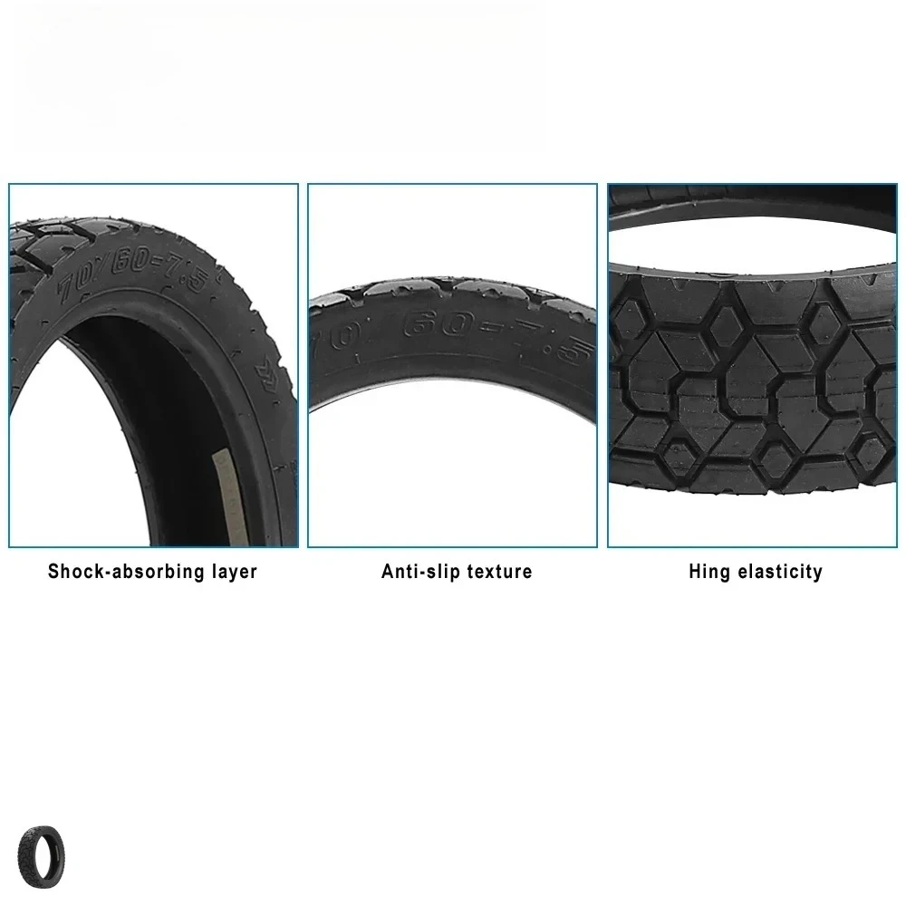 

For Segway Ninebot ZT3 / ZT3 PRO Electric Scooter 70/60-7.5 Off-road Tubeless Tire 11-inch Tryes Wheel Parts Accessories