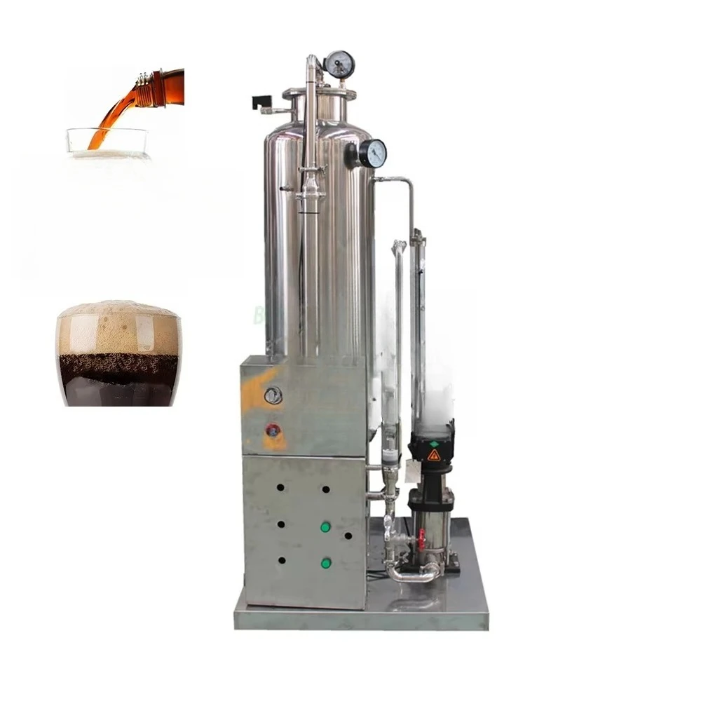 1000L/H to 6000L/H gas juice beverage single can mixer