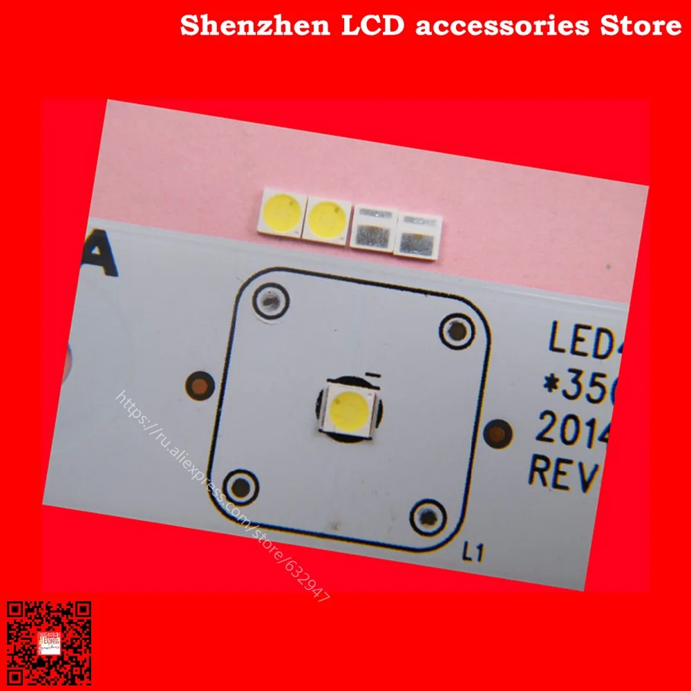 200 جزء/الوحدة لصيانة Konka هيسنس تشانغهونغ LED LCD إضاءة خلفية للتلفاز أضواء مع AOT 3030 مصلحة الارصاد الجوية حبيبات مصباح مستديرة متفاوتة الأحجام 3 فولت