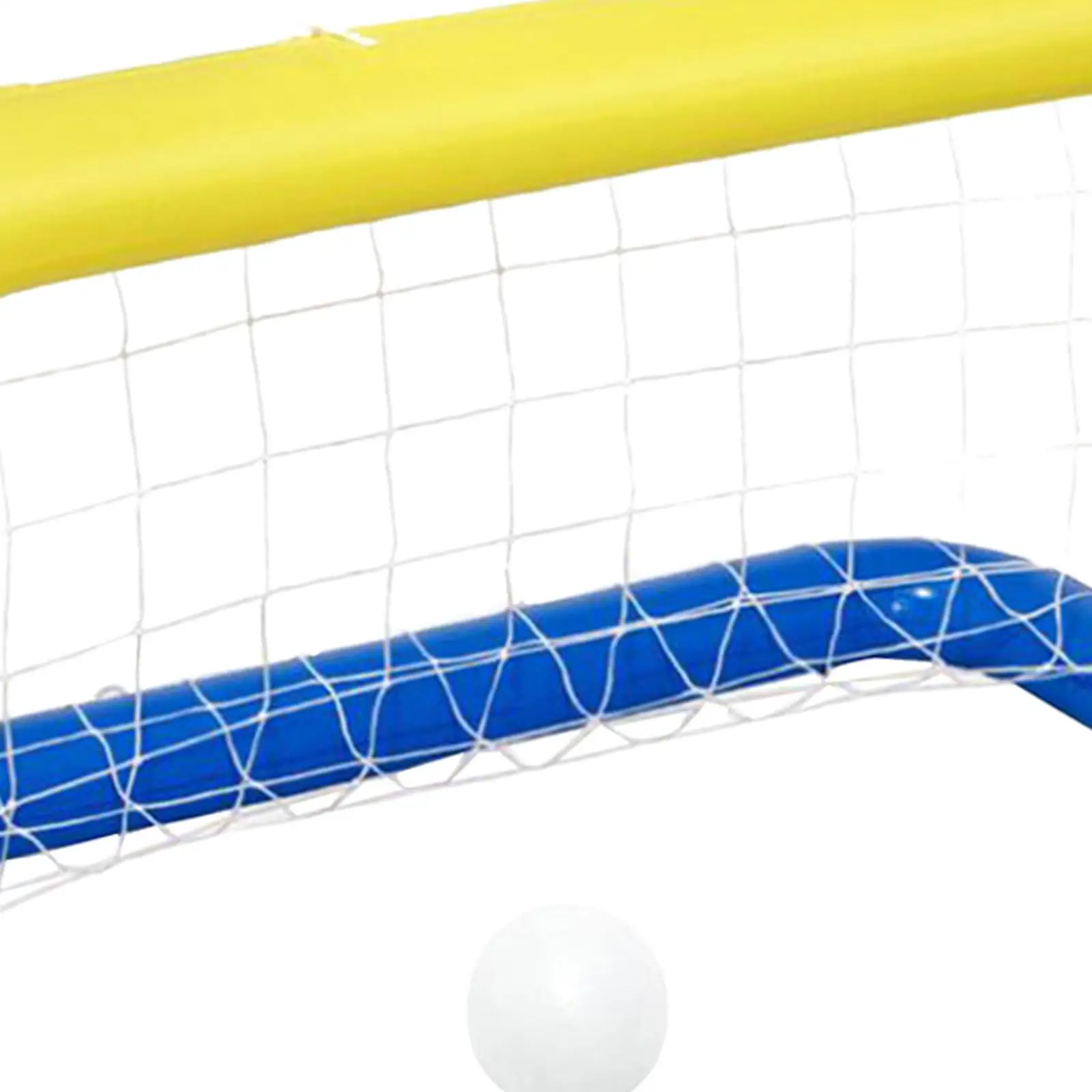 Summer Pool Toy Set Inflatable Water Polo Goal and Ball for Children Family Swimming
