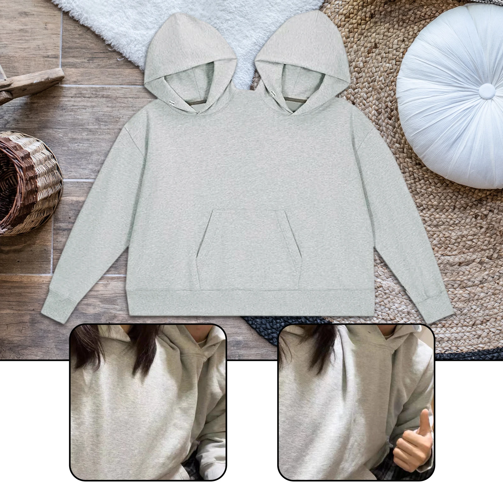 Couple Hoodie Oversized Outerwear Fashionable Intimate Matching Sweatshirts,Spring Autumn Casual Two Person Hoodie Streetwear