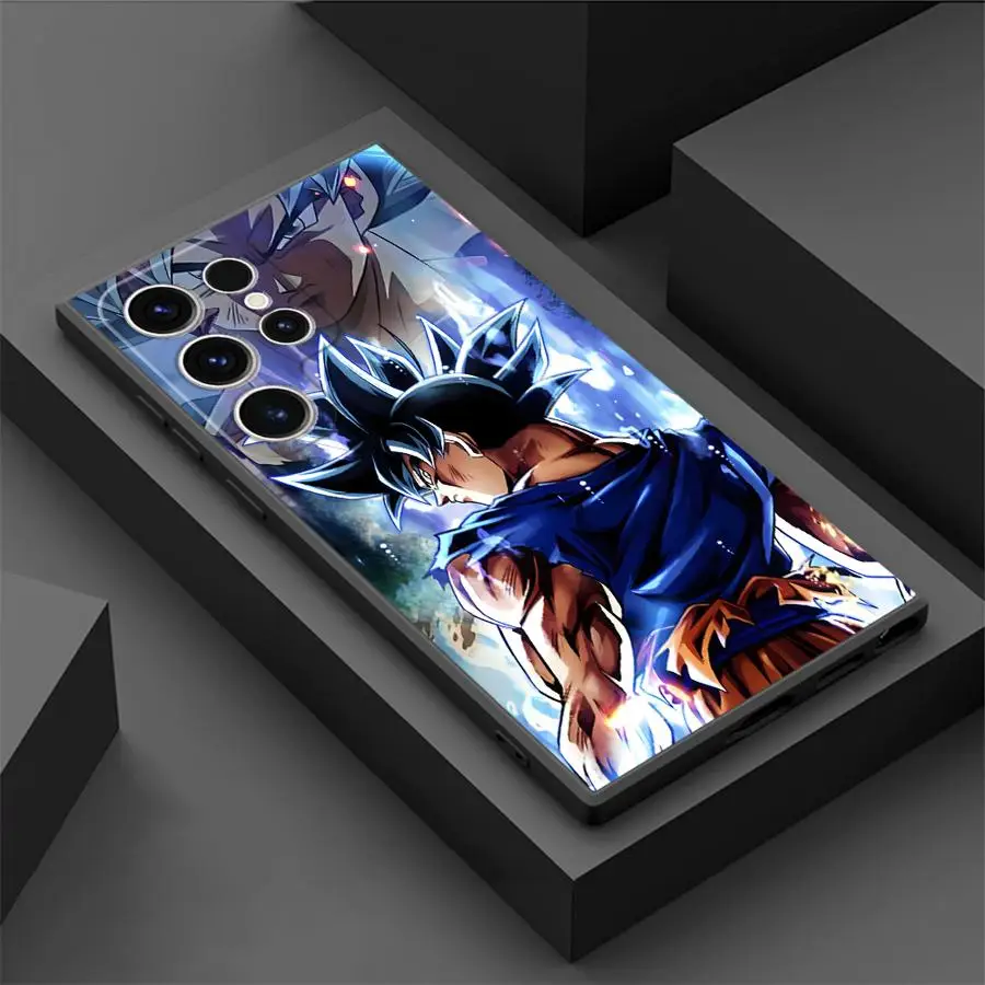 Funda de teléfono suave para Samsung Galaxy S22 Plus S23 FE S24Ultra S25 Ultra S21 S24 S21 + S20 FE DragonS BallS Goku