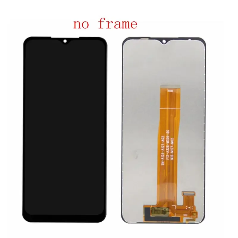 For Samsung Galaxy A12 A125 LCD touch glass full for repair display frame SM-A125F/DSN iWon/DS SM-A125F SM-A125U