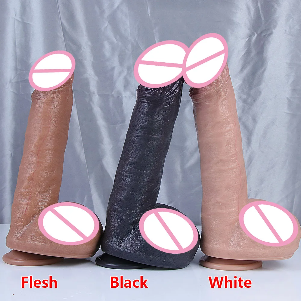 29cm Soft Silicone Long Dildo Realistic Adult Sex Toy with Powerful Suction Cup Vaginal Stimulator Woman Big Dick Masturbator