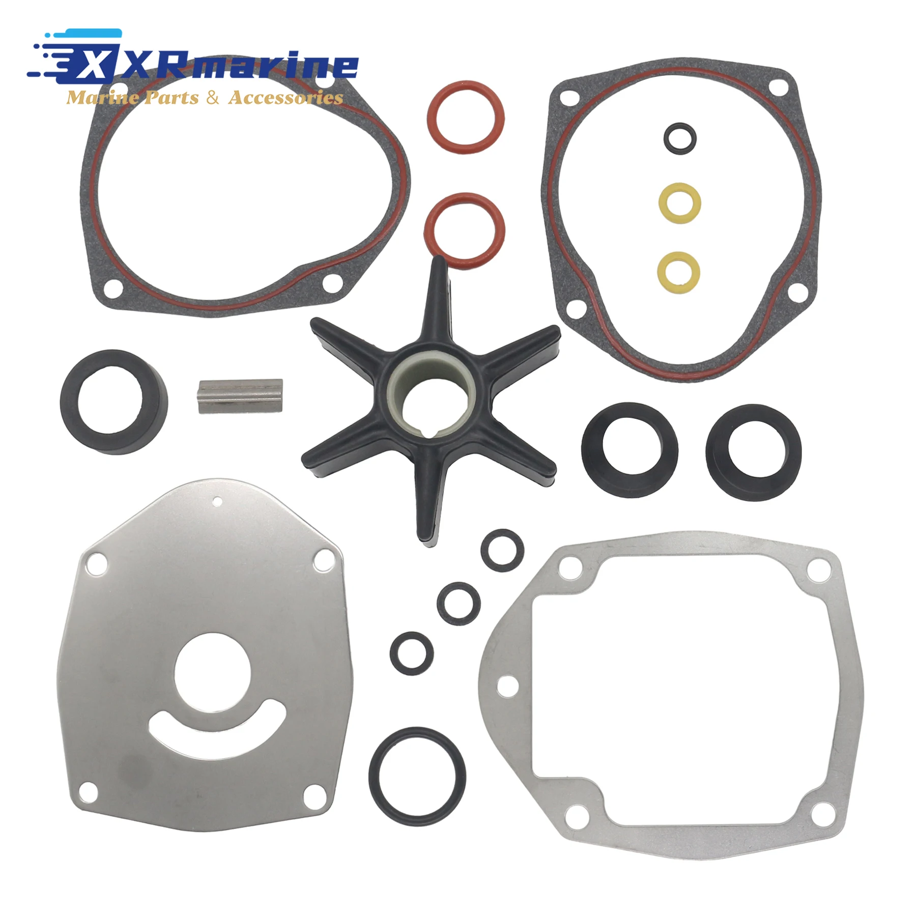 

Water Pump Impeller Repair Kit 43026T11 Fit for Mercury Outboard 40 To 300 HP Motors 43026Q06 8M0100526 43026Q5 43026T6 18-3265